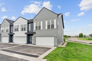 Attached two-car garage